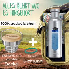Thermosflasche Edelstahl Bunt