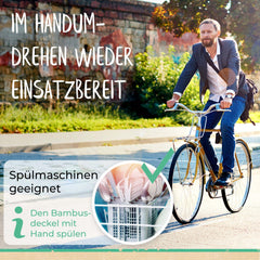 Thermosflasche Edelstahl Bunt