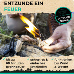 Zunder – Entfache lodernde Flammen bei jedem Wetter
