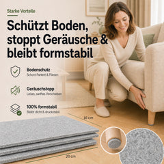 Filzgleiter selbstklebend zum Zuschneiden