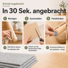 Filzgleiter selbstklebend zum Zuschneiden