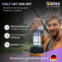 Outdoor Campinglaterne – Wetterfest, Dimmbar & Vielseitig