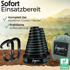 Hängematte Befestigungsset