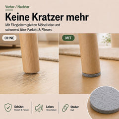 Filzgleiter selbstklebend zum Zuschneiden