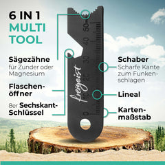 Feuerstahl Wood – Zuverlässige Funken bei jedem Wetter