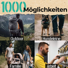 Karabinerhaken 10er-Set – Leicht, Stabil &Vielseitig I extra Stopper