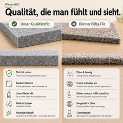 Filzgleiter selbstklebend zum Zuschneiden