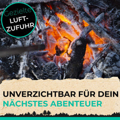 Teleskop-Blasrohr – Entfache lodernde Flammen bei jedem Wetter