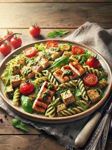 PASTA MIT PESTO & HÄHNCHEN 🍝 – Perfekte für 800ml Lunchbox