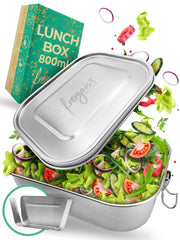 Edelstahl Lunchbox – Auslaufsicher & Perfekt für unterwegs