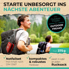 Erste-Hilfe-Set – Kompakt, DIN 13167 zertifiziert & Outdoor-tauglich