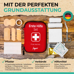 Erste-Hilfe-Set – Kompakt, DIN 13167 zertifiziert & Outdoor-tauglich