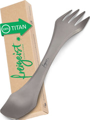 Titan Göffel – Ultraleicht & Hochwertig 3-in-1 Campingbesteck